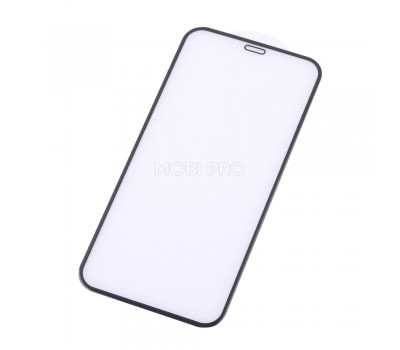 Защитное стекло "Оптима" для iPhone 12 mini Черный (Закалённое, полное покрытие)