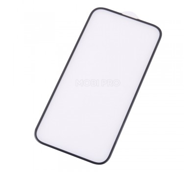Защитное стекло "Оптима" для iPhone 14 Pro Черный (Закалённое, полное покрытие)