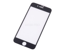 Защитное стекло "Матовое" для iPhone 7/8/SE (2020)/SE (2022) Черный (Закалённое, полное покрытие)