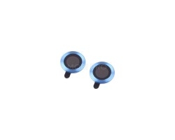 Защитное стекло линзы камеры для iPhone 12 (комплект 2 шт.) Синий