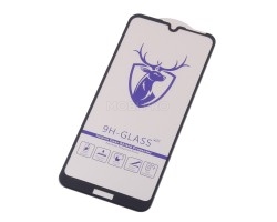 Защитное стекло "Премиум" для Huawei Y6 2019/Y6s/Honor 8A/8A Pro Черное