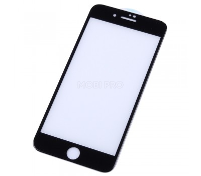 Защитное стекло "Премиум" для iPhone 7 Plus/8 Plus Черное (Закалённое+, полное покрытие)