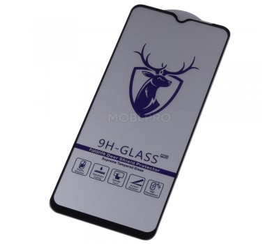 Защитное стекло "Премиум" для Samsung Galaxy A12/A02/M12/A12 Nacho (A125F/A022G/M127F/A127F) Черный