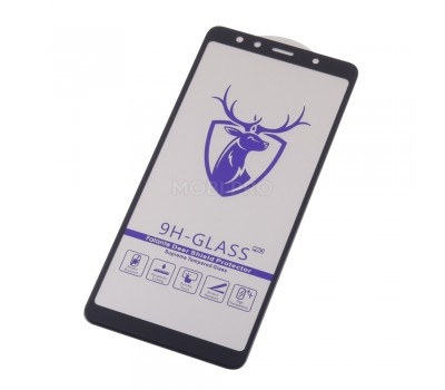 Защитное стекло "Премиум" для Samsung Galaxy A7 2018 (A750F) Черный