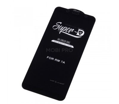 Защитное стекло "Премиум" для Xiaomi Redmi 7A Черный