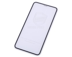 Защитное стекло "Тонкое" для iPhone Xs Max/11 Pro Max Черный (Полное покрытие 0,25мм)