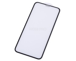 Защитное стекло "Тонкое" для iPhone Xr/11 Черный (Полное покрытие 0,25мм)