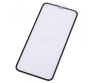 Защитное стекло "Тонкое" для iPhone Xr/11 Черный (Полное покрытие 0,25мм)
