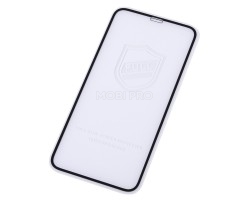 Защитное стекло "Тонкое" для iPhone X/Xs/11 Pro Черный (Полное покрытие 0,25мм)