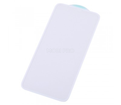 Защитное стекло "Стандарт" для iPhone X/Xs/11 Pro Белое (Полное покрытие)