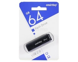 USB-флеш 64GB Smartbuy LM05 Черный