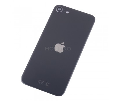 Задняя крышка для iPhone SE 2020 со стеклом камеры Черный