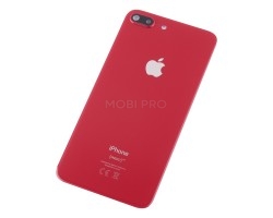 Задняя крышка для iPhone 8 Plus со стеклом камеры Красный