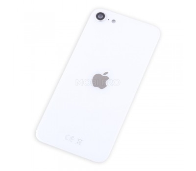 Задняя крышка для iPhone SE 2020 со стеклом камеры Белый