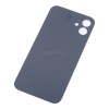 Задняя крышка для iPhone 12 Черный (стекло, широкий вырез под камеру, логотип) - Премиум