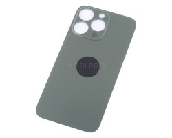 Задняя крышка для iPhone 13 Pro Зеленый (стекло, широкий вырез под камеру, логотип)