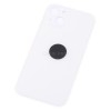 Задняя крышка для iPhone 13 Белый (стекло, широкий вырез под камеру, логотип) - Премиум