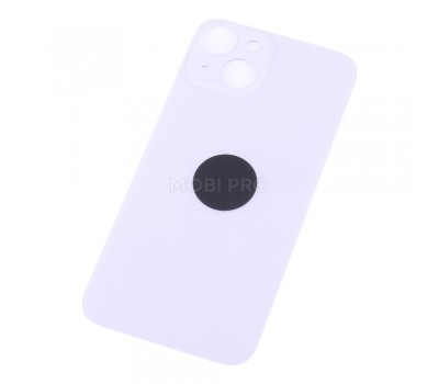 Задняя крышка для iPhone 14 Фиолетовый (стекло, широкий вырез под камеру, логотип)