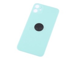 Задняя крышка для iPhone 11 Зеленый (стекло, широкий вырез под камеру, логотип) - Премиум