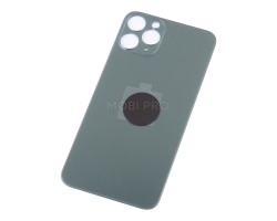 Задняя крышка для iPhone 11 Pro Темно-зеленый (стекло, широкий вырез под камеру, логотип - Премиум