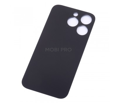 Задняя крышка для iPhone 14 Pro Темно-фиолетовый (стекло, широкий вырез под камеру, логотип)