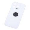 Задняя крышка для iPhone 14 Pro Белый (стекло, широкий вырез под камеру, логотип)