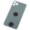 Задняя крышка для iPhone 11 Pro Max Темно-зеленый (стекло, широкий вырез под камеру, логотип) - Премиум