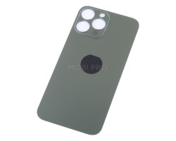 Задняя крышка для iPhone 13 Pro Max Зеленый (стекло, широкий вырез под камеру, логотип)