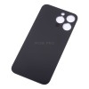 Задняя крышка для iPhone 14 Pro Max Темно-фиолетовый (стекло, широкий вырез под камеру, логотип) - Премиум
