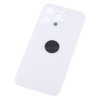 Задняя крышка для iPhone 14 Pro Max Белый  (стекло, широкий вырез под камеру, логотип) - Премиум