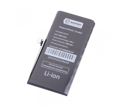 АКБ для Apple iPhone 12 mini - усиленная 2400 mAh - Battery Collection (Премиум)