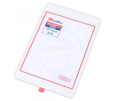 Стекло для переклейки MUSTTBY iPad Mini 5 в сборе с OCA Белый