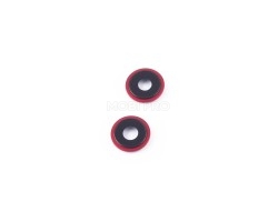 Стекло камеры для iPhone 13/13 mini (комплект 2 шт.) Красный