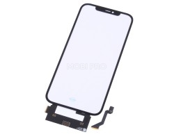 Стекло для переклейки iPhone 12 Pro Max в сборе с тачскрином и OCA пленкой Черный (требуется рамка)