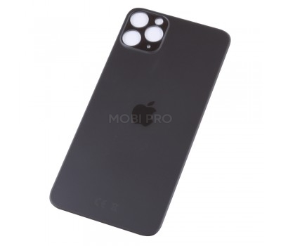 Задняя крышка для iPhone 11 Pro Max с увелич.вырезом под камеру Черный - OR