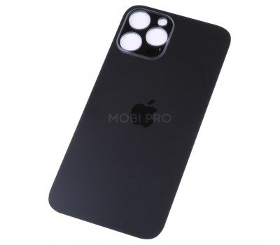 Задняя крышка для iPhone 12 Pro Max с увелич.вырезом под камеру Черный