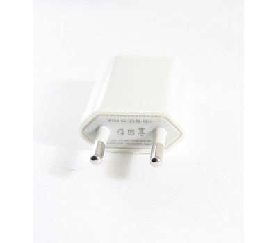 Сетевое зарядное устройство USB для iPhone "Призма" (5W) (тех.упак.) Белый - Китай