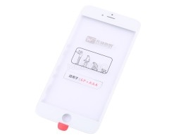 Стекло для iPhone 6 Plus в сборе с рамкой и OCA пленкой WUFENG Белое