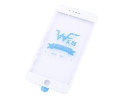 Стекло для iPhone 7 Plus в сборе с рамкой и OCA пленкой WUFENG Белое