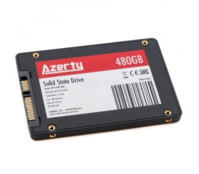 Внутренний SSD накопитель Azerty Bory R500 480GB (SATA III, 2.5", NAND 3D TLC)