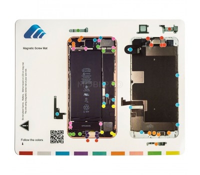 Магнитный коврик для ремонта iPhone 5 (со схемой разбора)