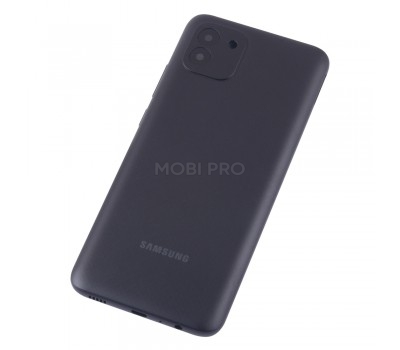Задняя крышка для Samsung Galaxy A03 (A035F) Черный
