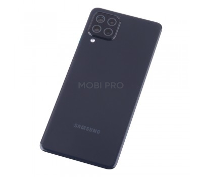 Задняя крышка для Samsung Galaxy A22 (A225F) Черный - Премиум