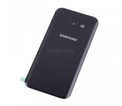 Задняя крышка для Samsung Galaxy A5 2017 (A520F) Черный - Премиум