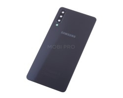 Задняя крышка для Samsung A750F (A7 2018) Черный - Премиум