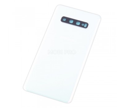 Задняя крышка для Samsung Galaxy S10+ (G975F) Белый - Премиум