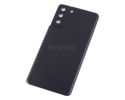 Задняя крышка для Samsung Galaxy S21+ (G996B) Черный - Премиум