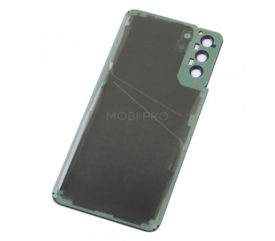 Задняя крышка для Samsung Galaxy S21+ (G996B) Черный - Премиум