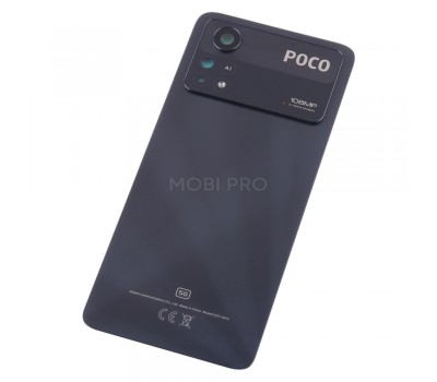 Задняя крышка для Xiaomi Poco X4 Pro 5G Черный