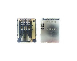Коннектор SIM для Samsung S5250/P6800/P6810/P5100